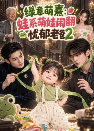 《绿意萌熹：蛙系萌娃闹翻忧郁老爸2（123集）（夸克网盘）》短剧封面