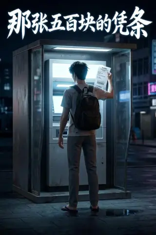 《那张五百块的凭条（56集）AI短剧（夸克网盘）》短剧封面