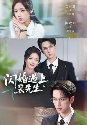《闪婚遇上裴先生（72集）陈政阳＆吴佳璐（夸克网盘）》短剧封面