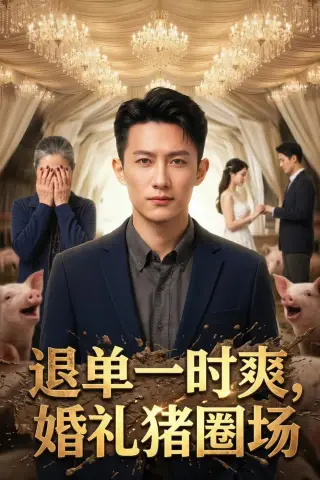 《退单一时爽，婚礼猪圈场（45集）AI短剧（夸克网盘）》短剧封面