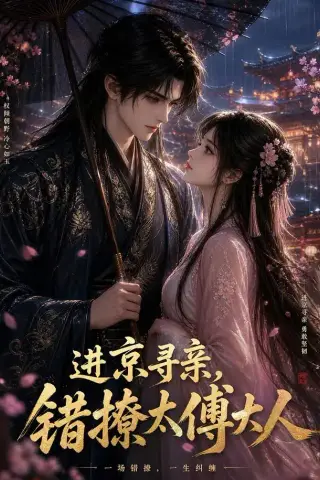 《进京寻亲，错撩太傅大人（49集）（夸克网盘）》短剧封面