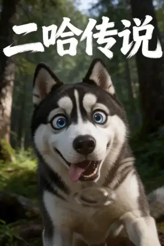 《二哈传说（42集）AI短剧（夸克网盘）》短剧封面
