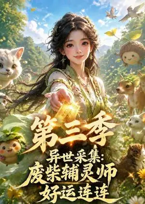 《异世采集：废柴辅灵师好运连连第三季（131集）（夸克网盘）》短剧封面