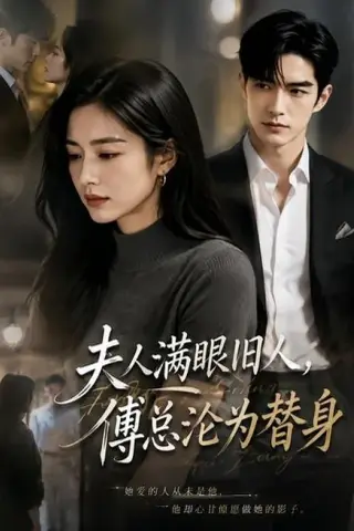 《夫人满眼旧人，傅总沦为替身（53集）（夸克网盘）》短剧封面