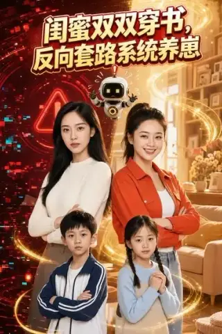 《闺蜜双双穿书，反向套路系统养崽（45集）AI短剧 (2026)》短剧封面