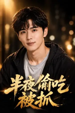 《半夜偷吃被抓（42集） AI短剧（夸克网盘）》短剧封面