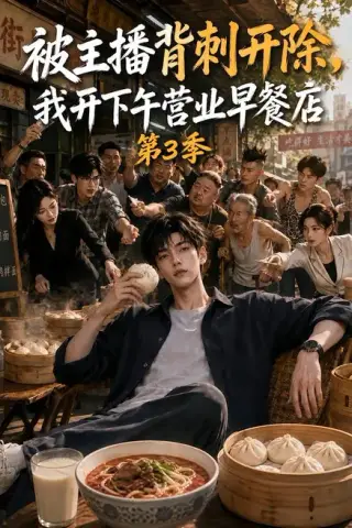 《被主播背刺开除，我开下午营业早餐店第3季（117集）（夸克网盘）》短剧封面