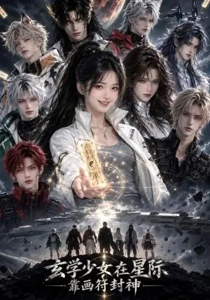 《玄学少女在星际，靠画符封神（84集）（夸克网盘）》短剧封面
