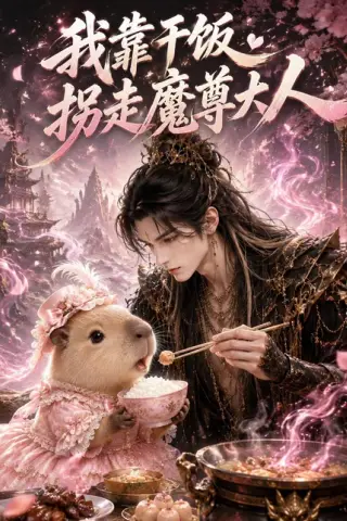 《我靠干饭拐走魔尊大人（34集）（百度网盘）》短剧封面