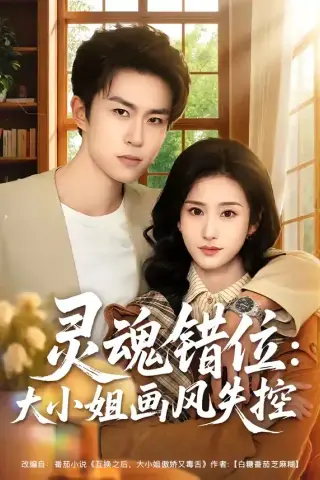 《灵魂错位：大小姐画风失控（80集）关丁弋＆涂梦飘（夸克网盘）》短剧封面