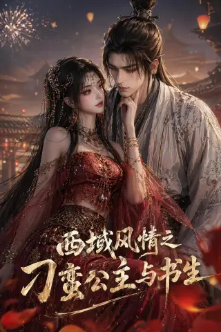 《西域风情之刁蛮公主与书生（76集）（夸克网盘）》短剧封面