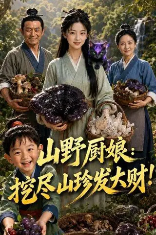 《山野厨娘：挖尽山珍发大财！（101集）（百度网盘）》短剧封面