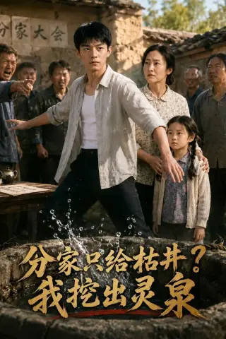 《分家只给枯井？我挖出灵泉（80集）AI短剧（夸克网盘）》短剧封面