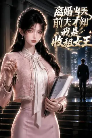 《离婚当天，前夫才知我是收租女王（60集）AI短剧（夸克网盘）》短剧封面