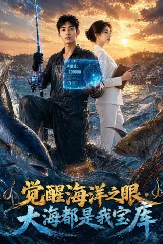 《觉醒海洋之眼，大海都是我宝库（75集）AI短剧（夸克网盘）》短剧封面