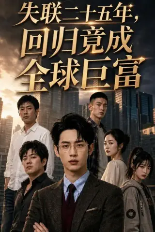 《失联二十五年，回归竟成全球巨富（70集）AI短剧（夸克网盘）》短剧封面
