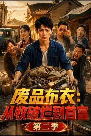 《废品布衣：从收破烂到首富第二季（82集）（夸克网盘）》短剧封面