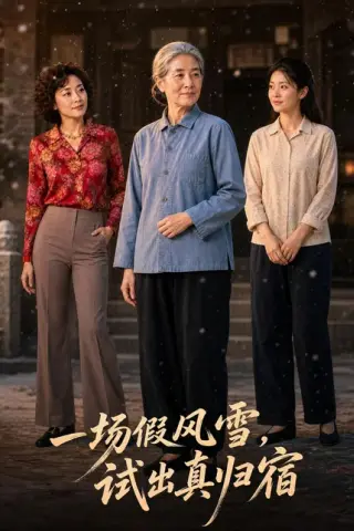 《一场假风雪，试出真归宿（61集）AI短剧（百度网盘）》短剧封面