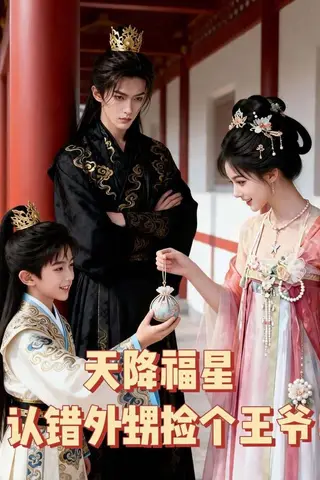 《天降福星：错认外甥捡个王爷（45集）Ai短剧（百度网盘）》短剧封面