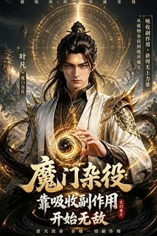 《魔门杂役：靠吸收副作用开始无敌（60集）动漫（百度网盘）》短剧封面