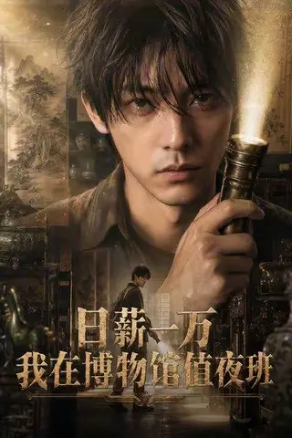 《日薪一万，我在博物馆值夜班（70集）（百度网盘）》短剧封面