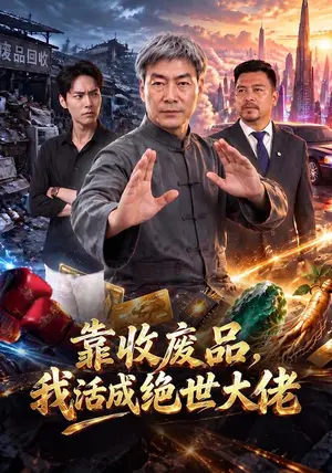 《靠收废品，我活成绝世大佬（80集）赵胜前&张泊基（夸克网盘）》短剧封面