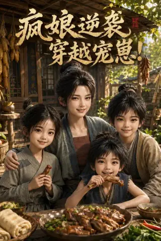 《疯娘改命，穿越宠崽（300集）（夸克网盘）》短剧封面