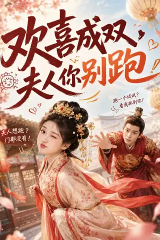 《欢喜成双，夫人你别跑（40集）AI短剧 (2026)》短剧封面
