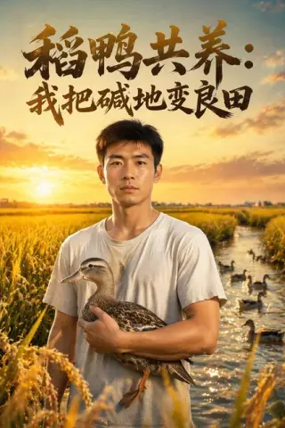 《稻鸭共养：我把碱地变良田（58集）AI短剧（百度网盘）》短剧封面