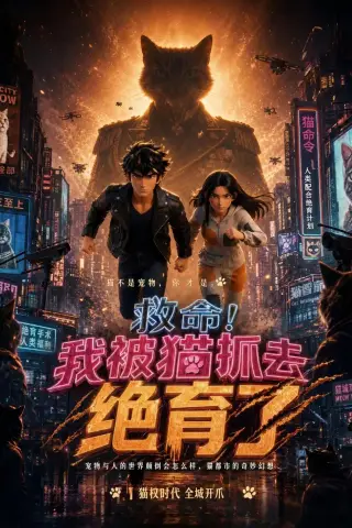 《救命！我被猫抓去绝育了（47集）动漫（夸克网盘）》短剧封面