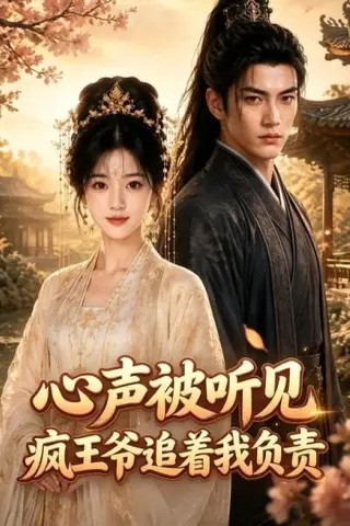 《心声被听见，疯王爷追着我负责（45集）（夸克网盘）》短剧封面