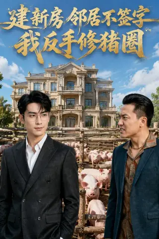 《建新房邻居不签字，我反手修猪圈（61集）AI短剧（夸克网盘）》短剧封面