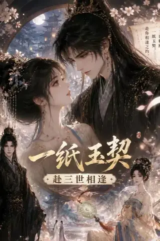 《一纸玉契：赴三世相逢（52集）（百度网盘）》短剧封面