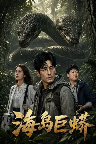 《海岛巨蟒（70集）AI短剧（百度网盘）》短剧封面