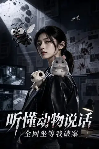 《听懂动物说话，全网坐等我破案（46集）（夸克网盘）》短剧封面
