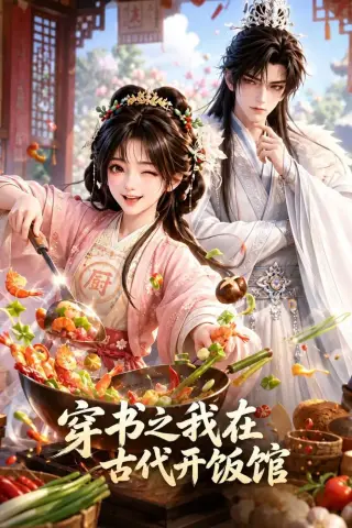 《穿书之我在古代开饭馆（25集）AI短剧（夸克网盘）》短剧封面