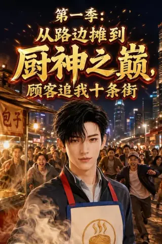 《第一季从路边摊到厨神之巅，顾客追我十条街（102集）（夸克网盘）》短剧封面