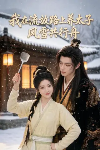 《我在流放路上养太子，风雪共行舟（71集）（夸克网盘）》短剧封面