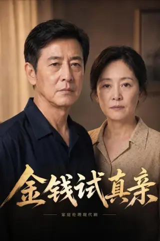 《金钱试真亲（80集）AI短剧（百度网盘）》短剧封面
