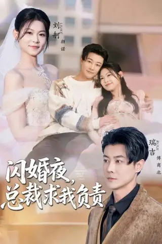 《闪婚夜，总裁求我负责（80集）刘舸＆瑞吉（1080P）（夸克网盘）》短剧封面