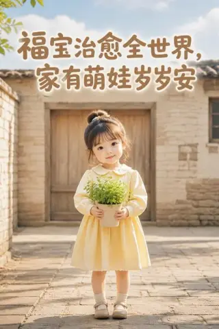 《福宝治愈全世界，家有萌娃岁岁安（169集）（夸克网盘）》短剧封面