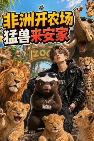 《非洲开农场，猛兽来安家（126集）AI短剧 (2026)》短剧封面
