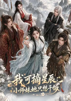 《我可摘星辰_小师妹她只想干饭（198集）（夸克网盘）》短剧封面