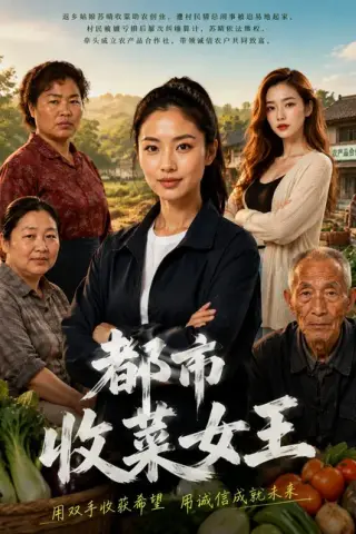 《都市收菜女王（40集）AI短剧（百度网盘）》短剧封面