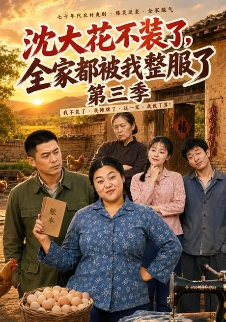沈大花不装了,全家都被我整服了第三季 《沈大花不装了,全家都被我整服了第三季》短剧封面