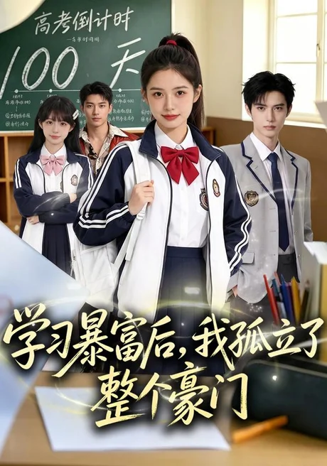《学习暴富后,我孤立了整个豪门(82集)AI短剧(夸克网盘)》短剧封面