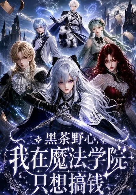 《黑茶野心,我在魔法学院只想搞钱(106集)(夸克网盘)》短剧封面
