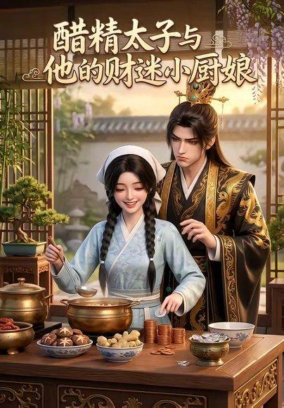 《醋精太子与他的财迷小厨娘(25集)(百度网盘)》短剧封面