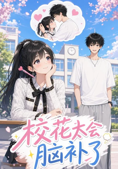 《校花太会脑补了(47集)(夸克网盘)》短剧封面
