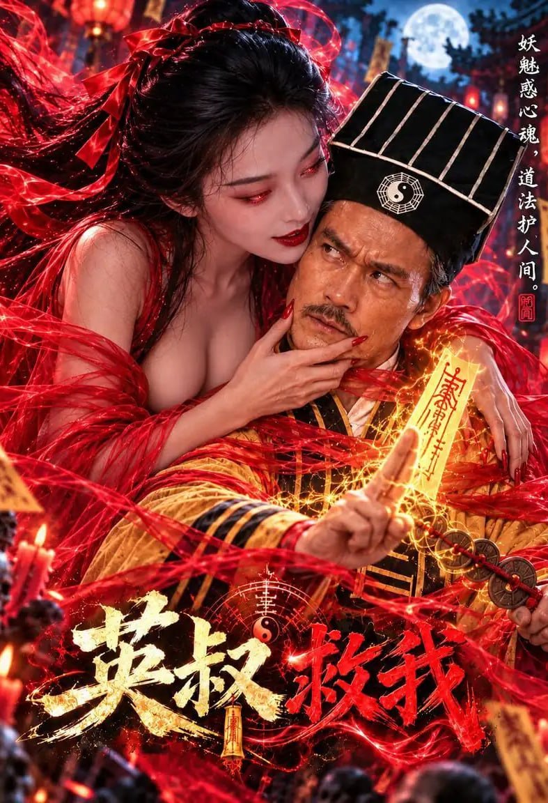 AI擦边短剧:英叔救我 《AI擦边短剧:英叔救我》短剧封面